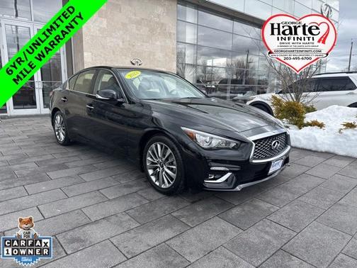 Black Obsidian 2023 INFINITI Q50 LUXE