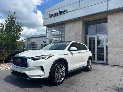 Majestic White 2022 INFINITI QX50 SENSORY