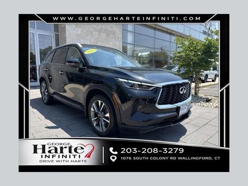 Mineral Black 2023 INFINITI QX60 LUXE