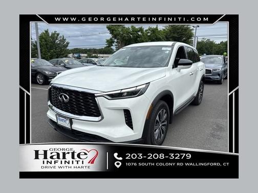 Glacier White 2024 INFINITI QX60 PURE