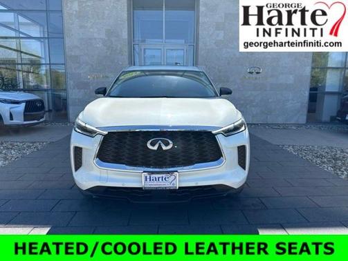 Majestic White 2023 INFINITI QX60 LUXE