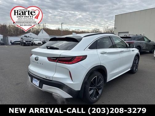 Radiant White 2023 INFINITI QX55 ESSENTIAL