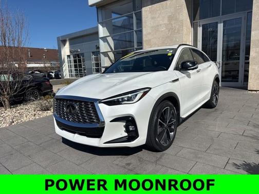 Radiant White 2023 INFINITI QX55 ESSENTIAL