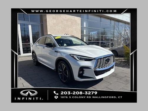 Radiant White 2023 INFINITI QX55 ESSENTIAL