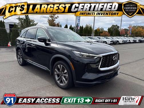 Mineral Black 2023 INFINITI QX60 LUXE