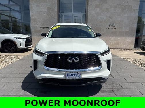 Glacier White 2023 INFINITI QX60 PURE