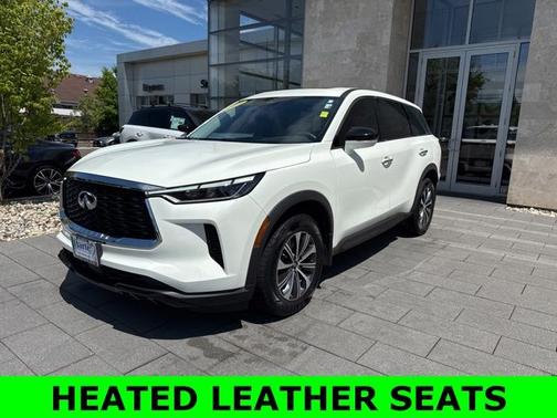 Glacier White 2023 INFINITI QX60 PURE