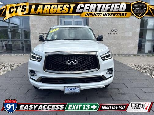 Moonstone White 2023 INFINITI QX80 PREMIUM SELECT