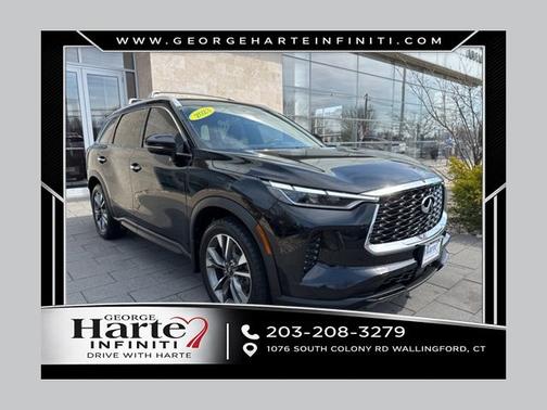 Mineral Black 2023 INFINITI QX60 LUXE