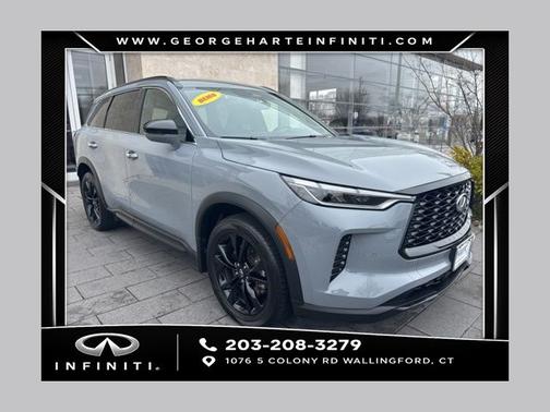 Harbor Gray 2025 INFINITI QX60 LUXE