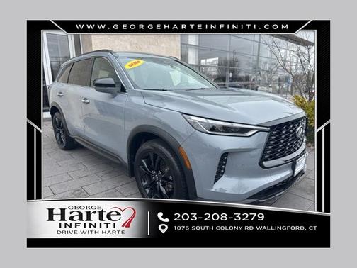 Harbor Gray 2025 INFINITI QX60 LUXE