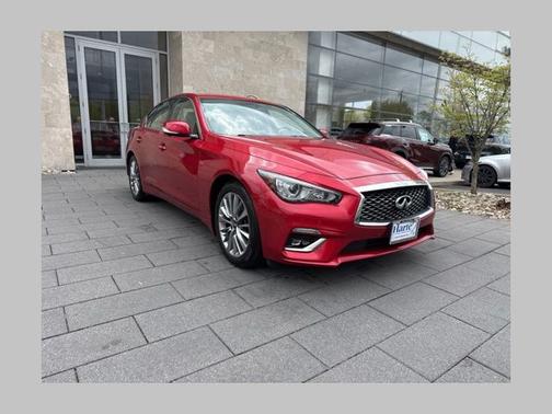 Dynamic Sunstone Red 2023 INFINITI Q50 LUXE