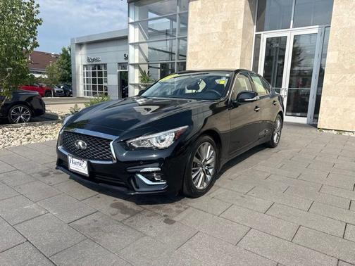 Black Obsidian 2023 INFINITI Q50 LUXE