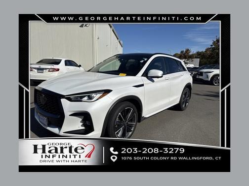 Radiant White 2023 INFINITI QX50 SPORT