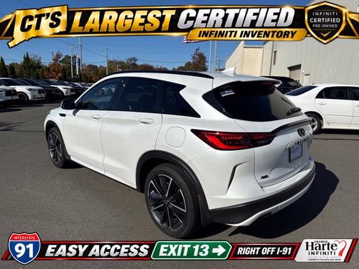 Radiant White 2023 INFINITI QX50 SPORT