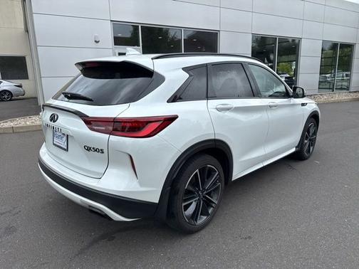 Radiant White 2023 INFINITI QX50 SPORT