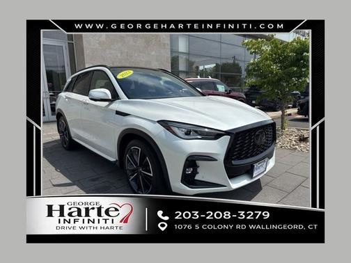 Radiant White 2023 INFINITI QX50 SPORT