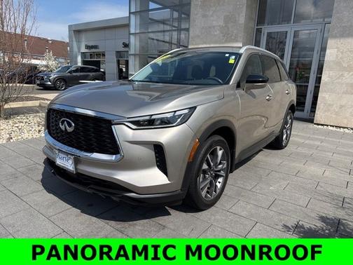 Warm Titanium 2023 INFINITI QX60 LUXE