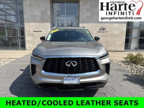 Warm Titanium 2023 INFINITI QX60 LUXE