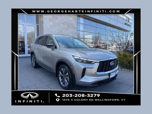 Warm Titanium 2025 INFINITI QX60 LUXE