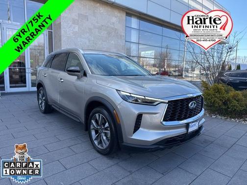 Warm Titanium 2025 INFINITI QX60 LUXE