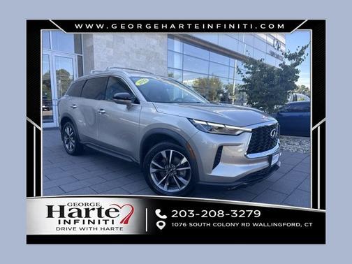 Warm Titanium 2023 INFINITI QX60 LUXE
