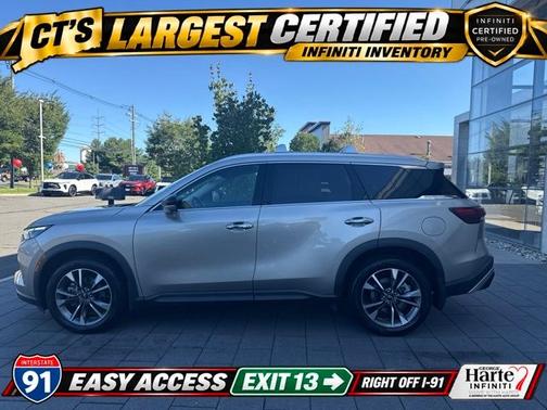 Warm Titanium 2023 INFINITI QX60 LUXE