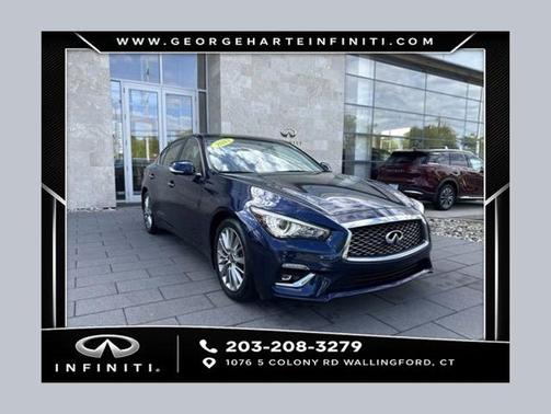 Grand Blue 2023 INFINITI Q50 LUXE