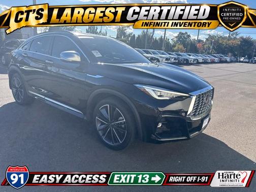 Black Obsidian 2025 INFINITI QX55 SENSORY