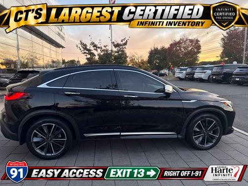 Black Obsidian 2025 INFINITI QX55 SENSORY
