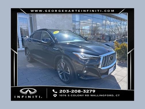 Black Obsidian 2023 INFINITI QX55 ESSENTIAL