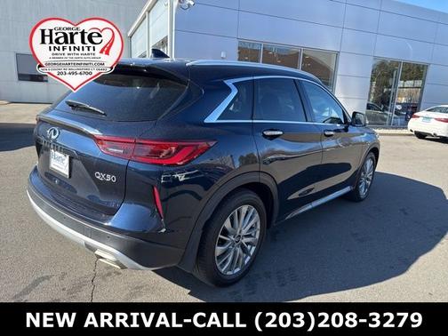 Hermosa Blue 2023 INFINITI QX50 LUXE