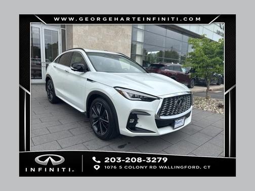 Radiant White 2023 INFINITI QX55 SENSORY