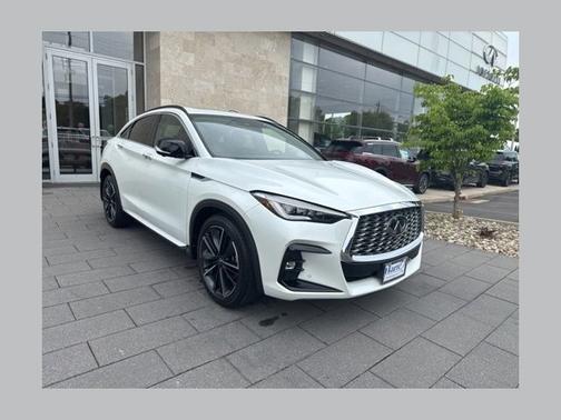 Radiant White 2023 INFINITI QX55 SENSORY