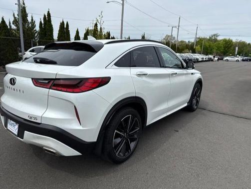 Radiant White 2023 INFINITI QX55 SENSORY