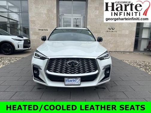 Radiant White 2023 INFINITI QX55 SENSORY