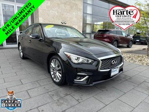Black Obsidian 2023 INFINITI Q50 LUXE