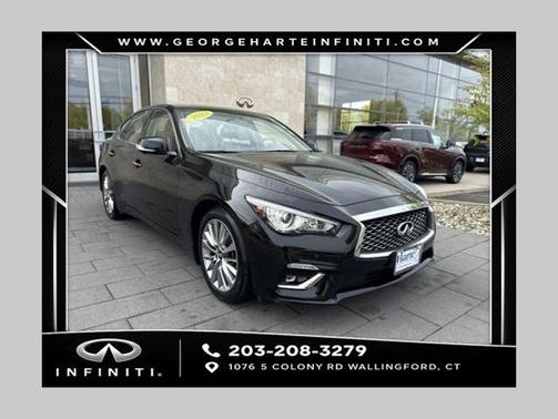 Black Obsidian 2023 INFINITI Q50 LUXE