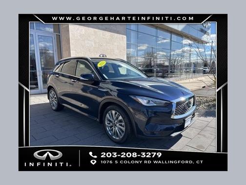 Hermosa Blue 2023 INFINITI QX50 LUXE