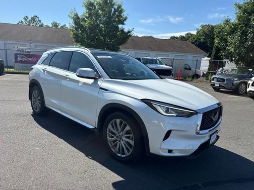 Radiant White 2023 INFINITI QX50 LUXE