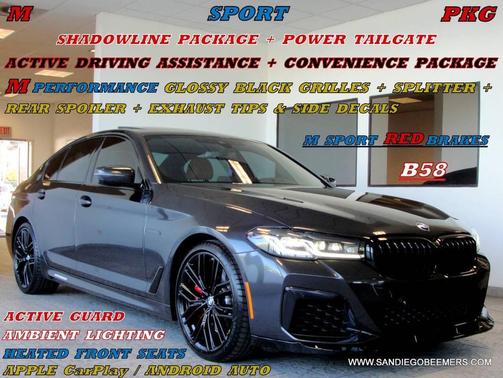 Dark Graphite Metallic 2023 BMW 540 i