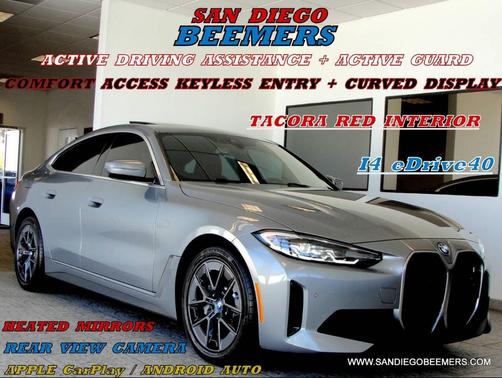 2023 BMW i4 Gran Coupe I4 eDrive40+ACTIVE DRIVING ASSIST+CURVED DISPLAY