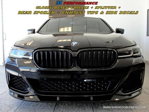 Black Sapphire Metallic 2023 BMW 540 540i M SPORT PRO+SHADOWLINE PKG+RED M BRAKES+DR AS