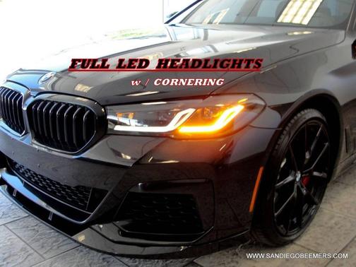 Black Sapphire Metallic 2023 BMW 540 540i M SPORT PRO+SHADOWLINE PKG+RED M BRAKES+DR AS