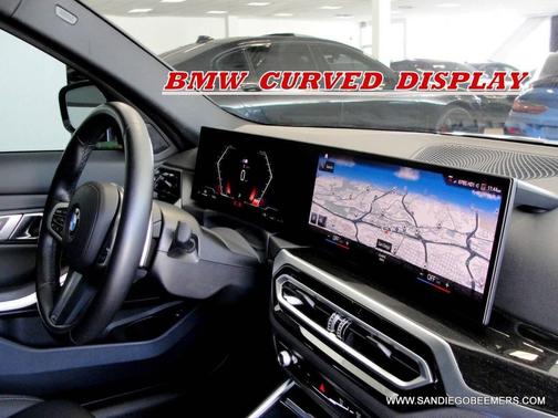 Alpine White 2023 BMW 330 330i M SPORT+SHADOWL+CURVED DISPLAY+ACTIVE DR ASST