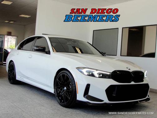 Alpine White 2023 BMW 330 330i M SPORT+SHADOWL+CURVED DISPLAY+ACTIVE DR ASST