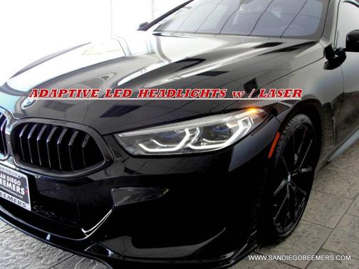 Black Sapphire Metallic 2022 BMW M850 M850i M PERF+HARMAN+LASER+3D CAMS+DRIVING ASSIST