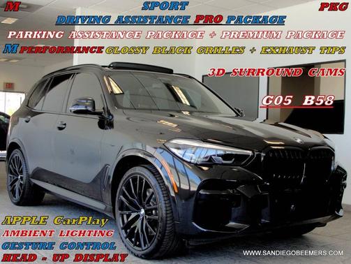 2022 BMW X5 X5 sDrive40i M SPORT+BLUE M BRAKES+HUD+ACTIVE CRUZ