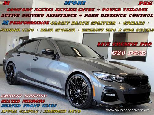 2022 BMW 330 330i M SPORT+DRIVING ASSIST PKG+CONVEN PKG+SHADOWL