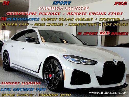 Mineral White Metallic 2023 BMW 430 Gran Coupe i